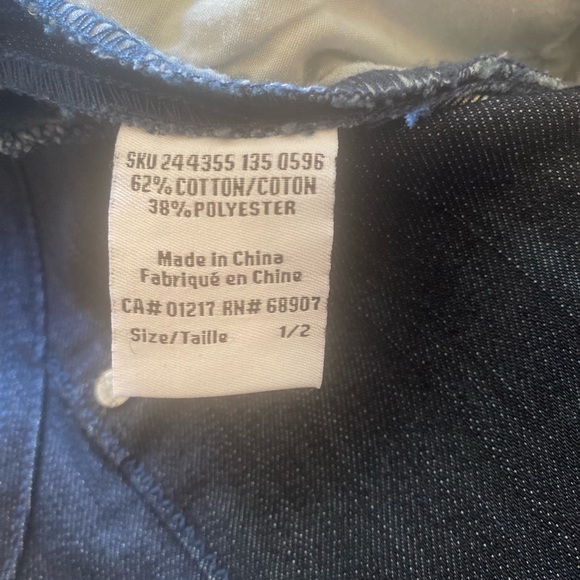 le Chateau Denim Pencil Skirt Size 1/2 - Picture 11 of 12